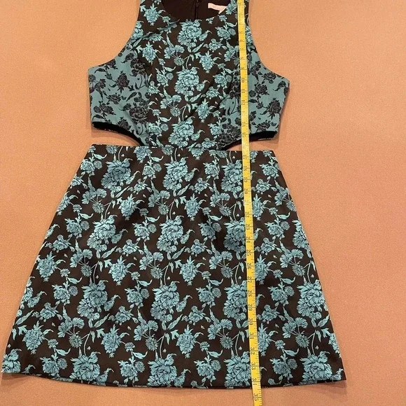 Hutch (Anthropologie) Jacquard Cut Out Mini Dress - Picture 9 of 10